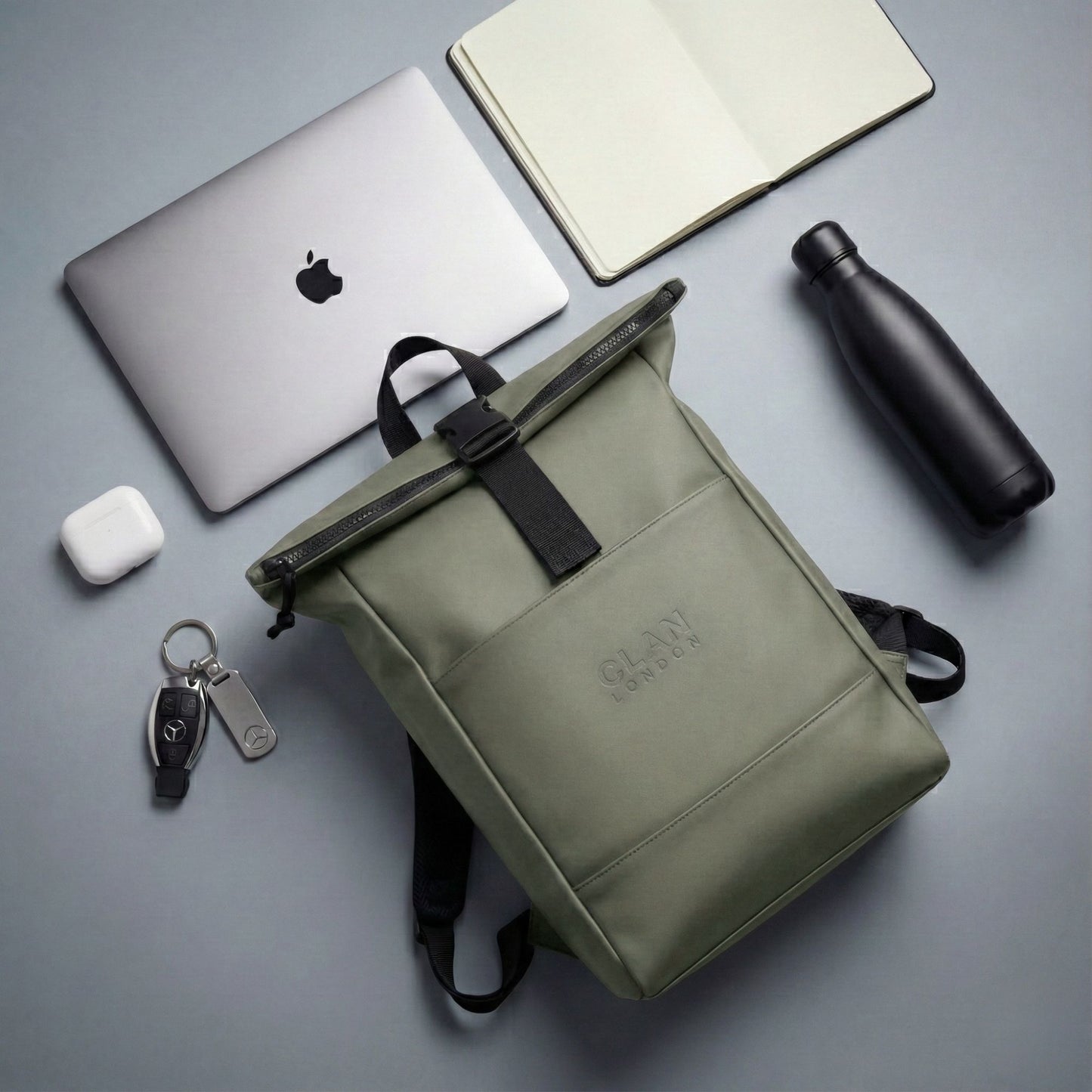 Piccadilly Backpack - Khaki Green