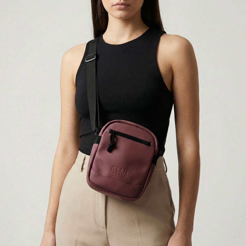 Euston Crossbody - Burgundy