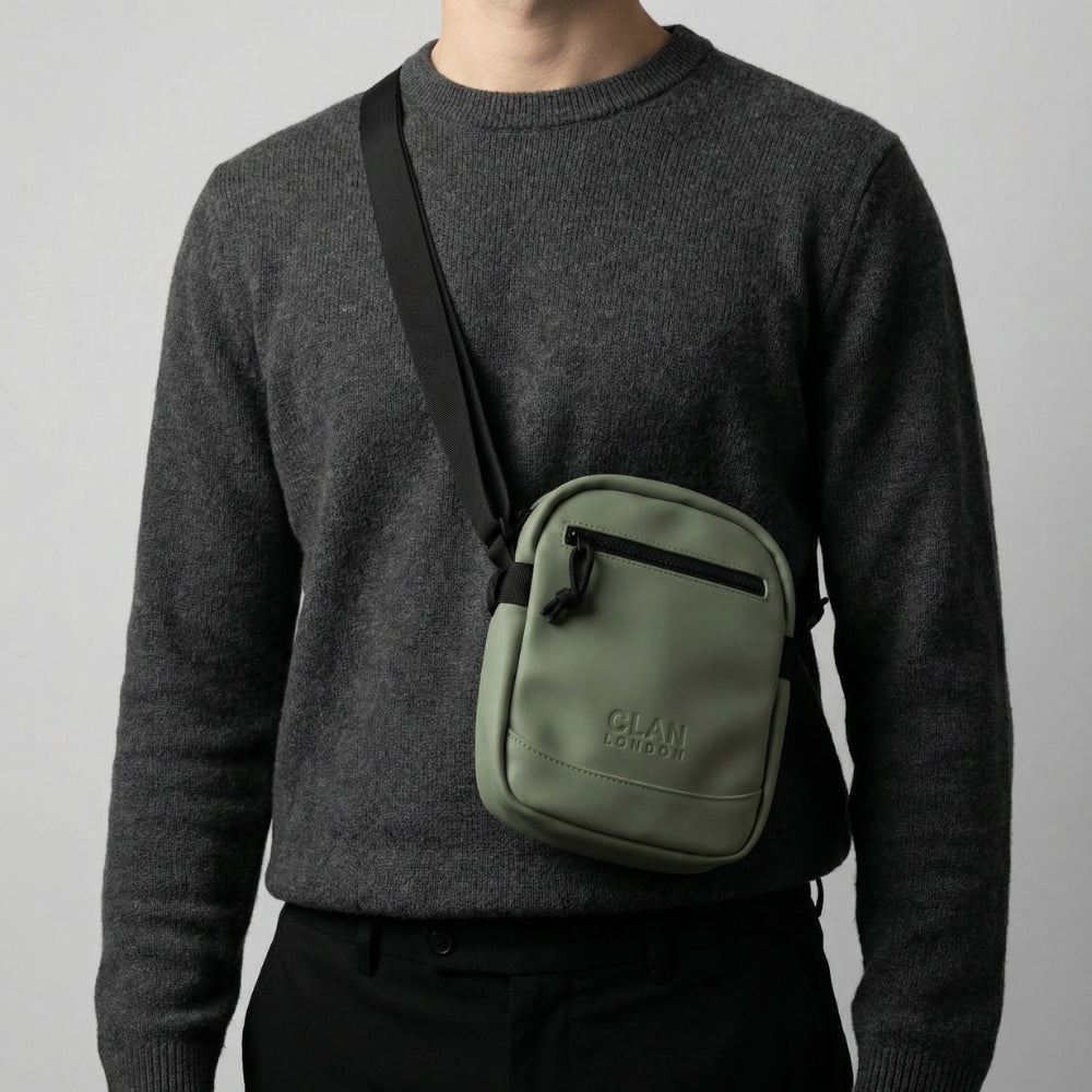 Euston Crossbody - Khaki Green